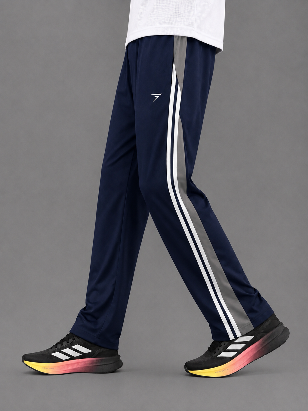NAVY EDGE PANEL MICRO RELAX FIT BOTTOM