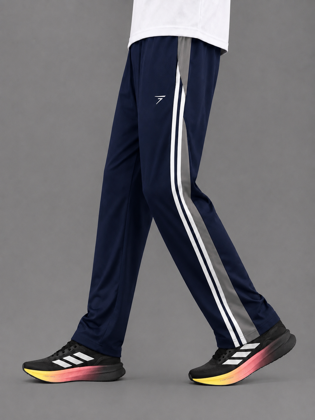 NAVY EDGE PANEL MICRO RELAX FIT BOTTOM