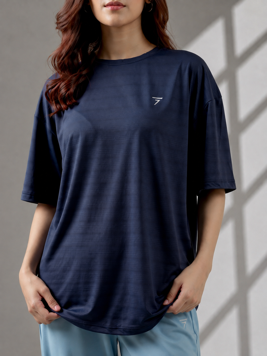 NAVY AIRFLOW PERFORMANCE TEE
