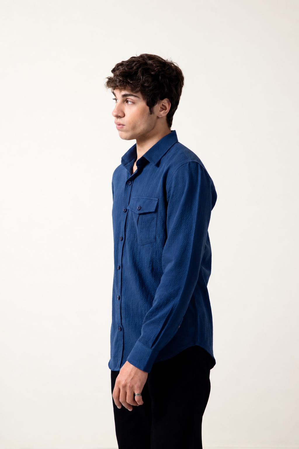 ROYAL TEXTURED RAYON SHIRT