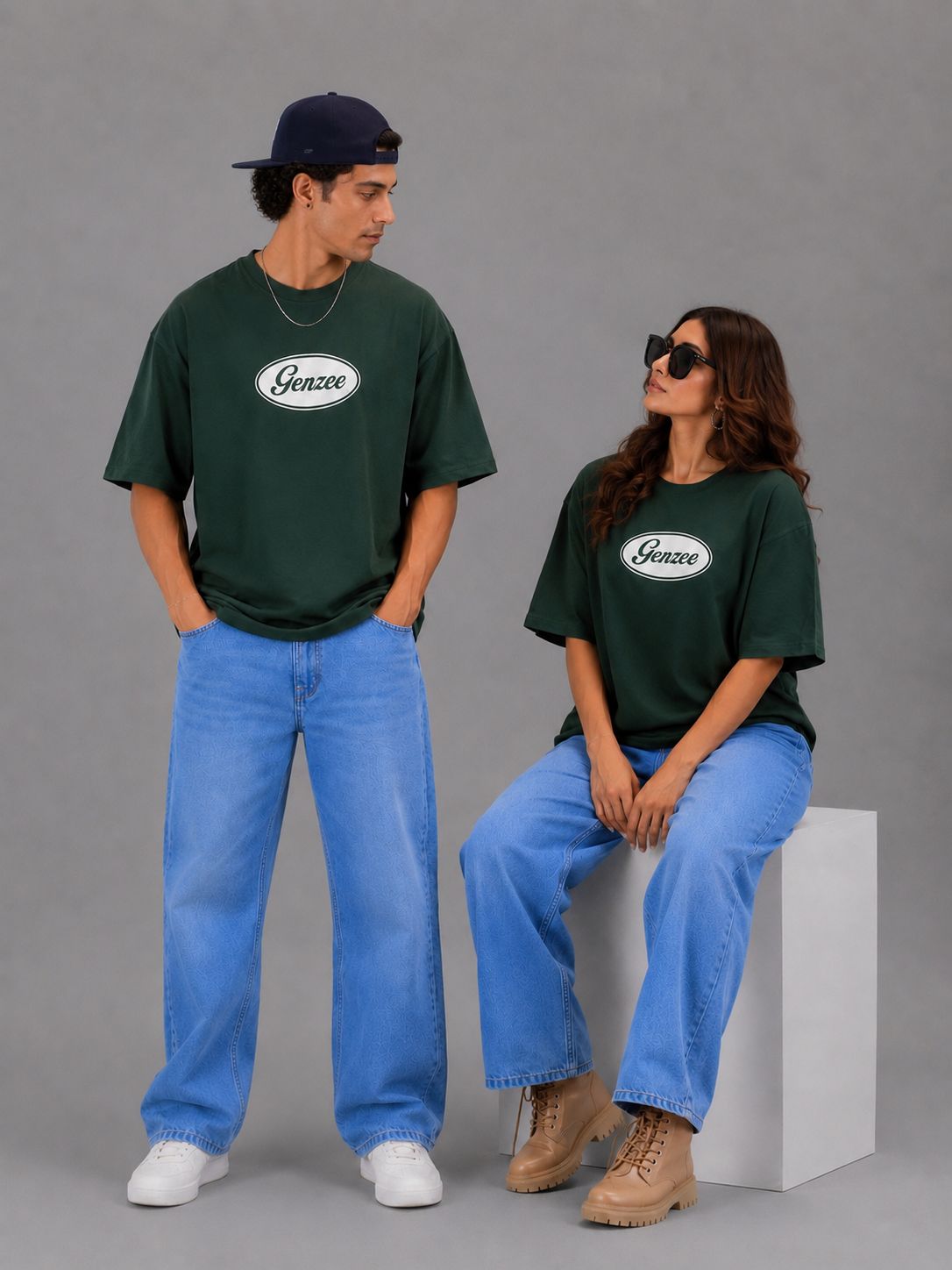 GREEN GENZEE SPANDEX TEE