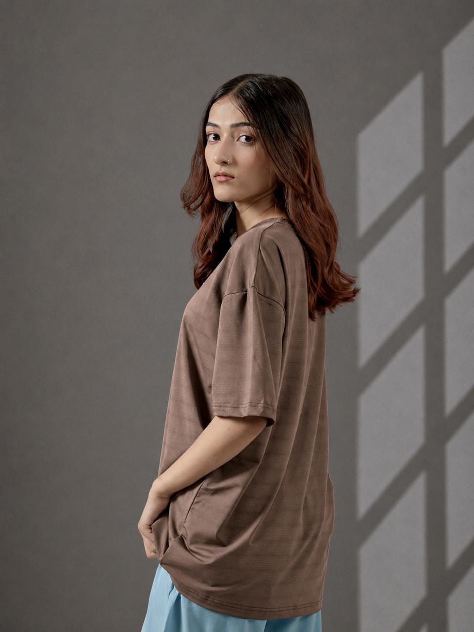 BROWN AIRFLOW PERFORMANCE TEE