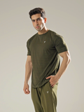 OLIVE AIRFLOW PERFORMANCE TEE