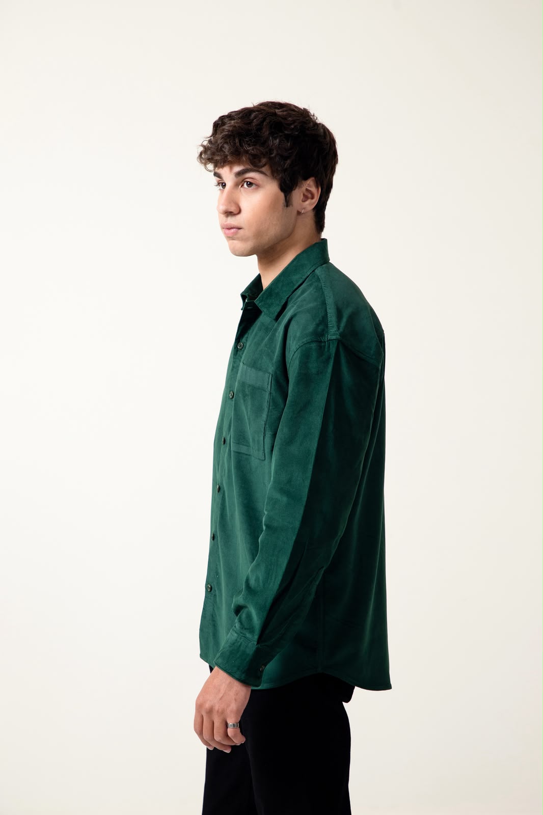 EMERALD CORDUROY SHIRT MEN