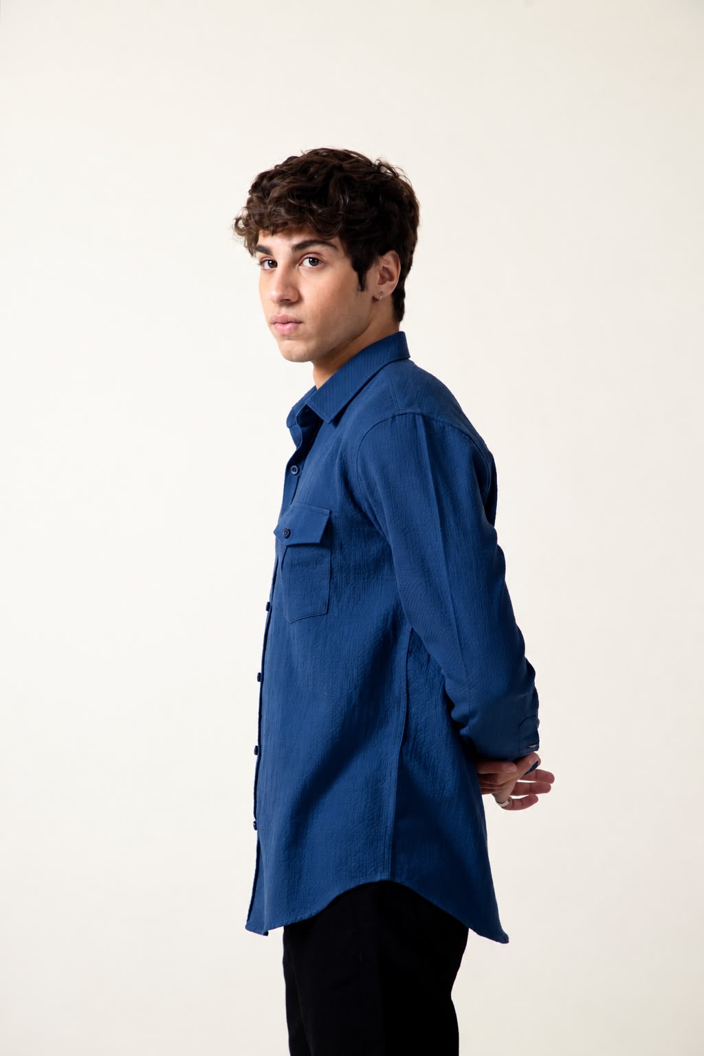 ROYAL TEXTURED RAYON SHIRT