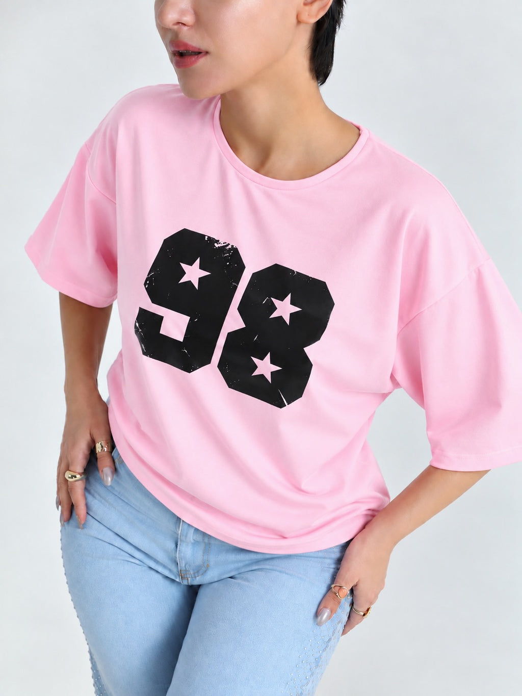 PINK 98 SPANDEX TEE