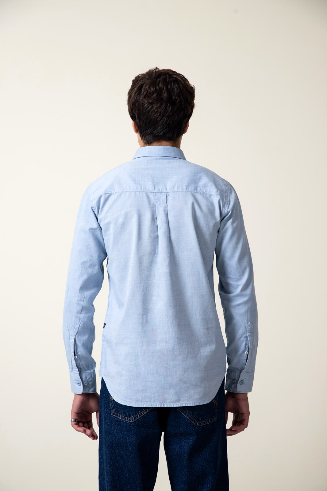 SKY COTTON SHAMBRAY SHIRT