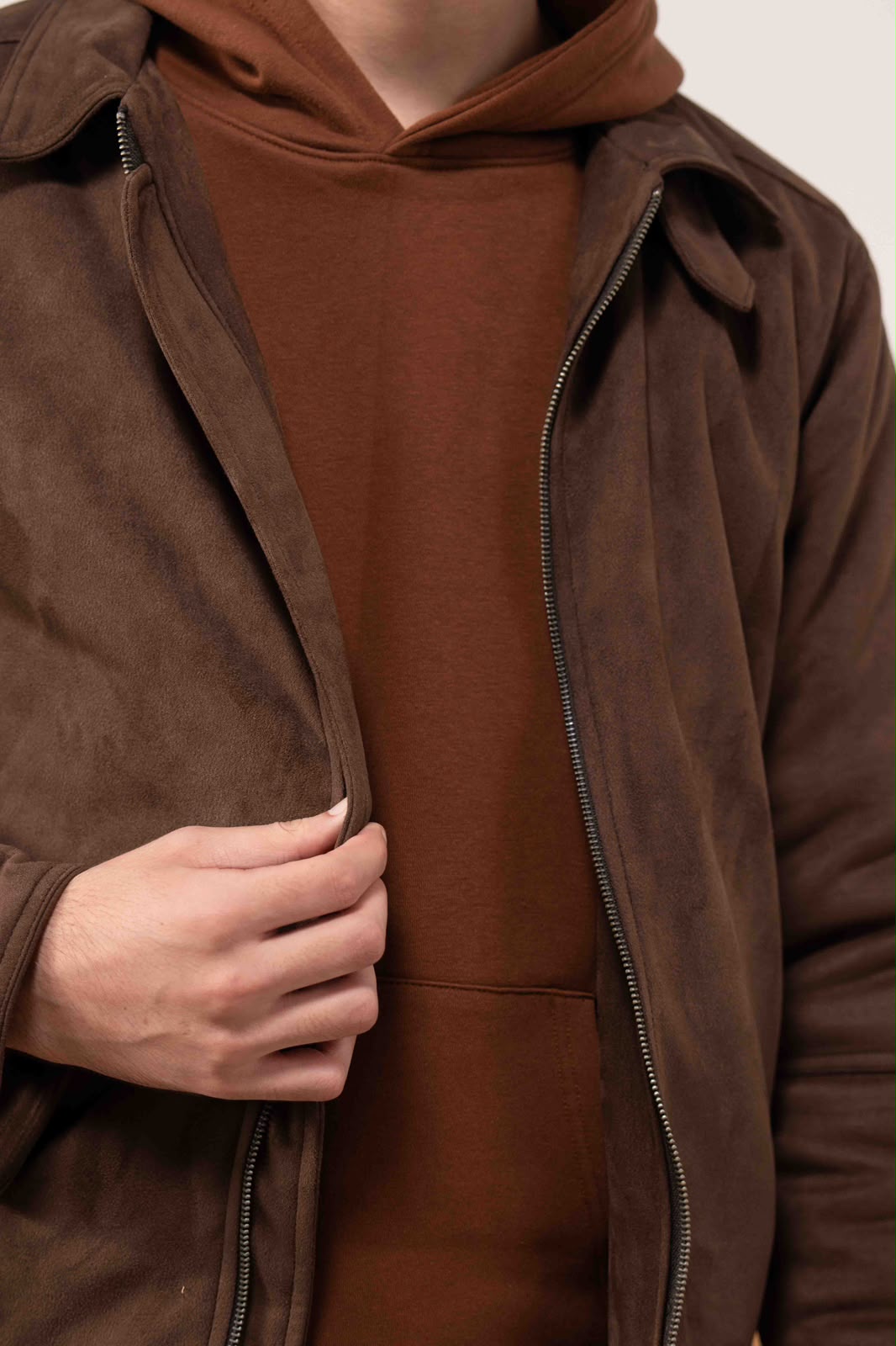 CLASSIC BROWN SUEDE JACKET