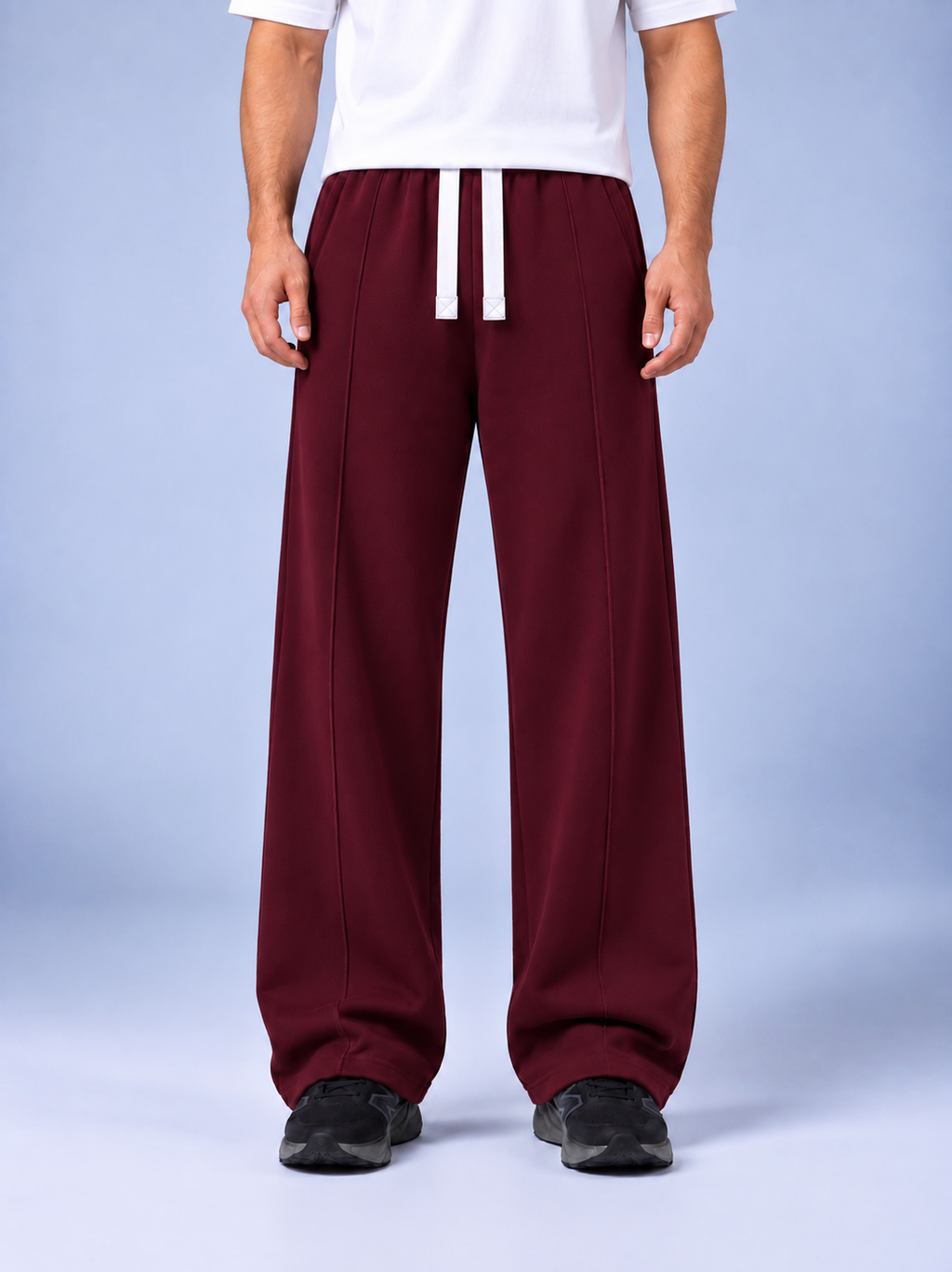 MEN’S MAROON TERRY PANTS