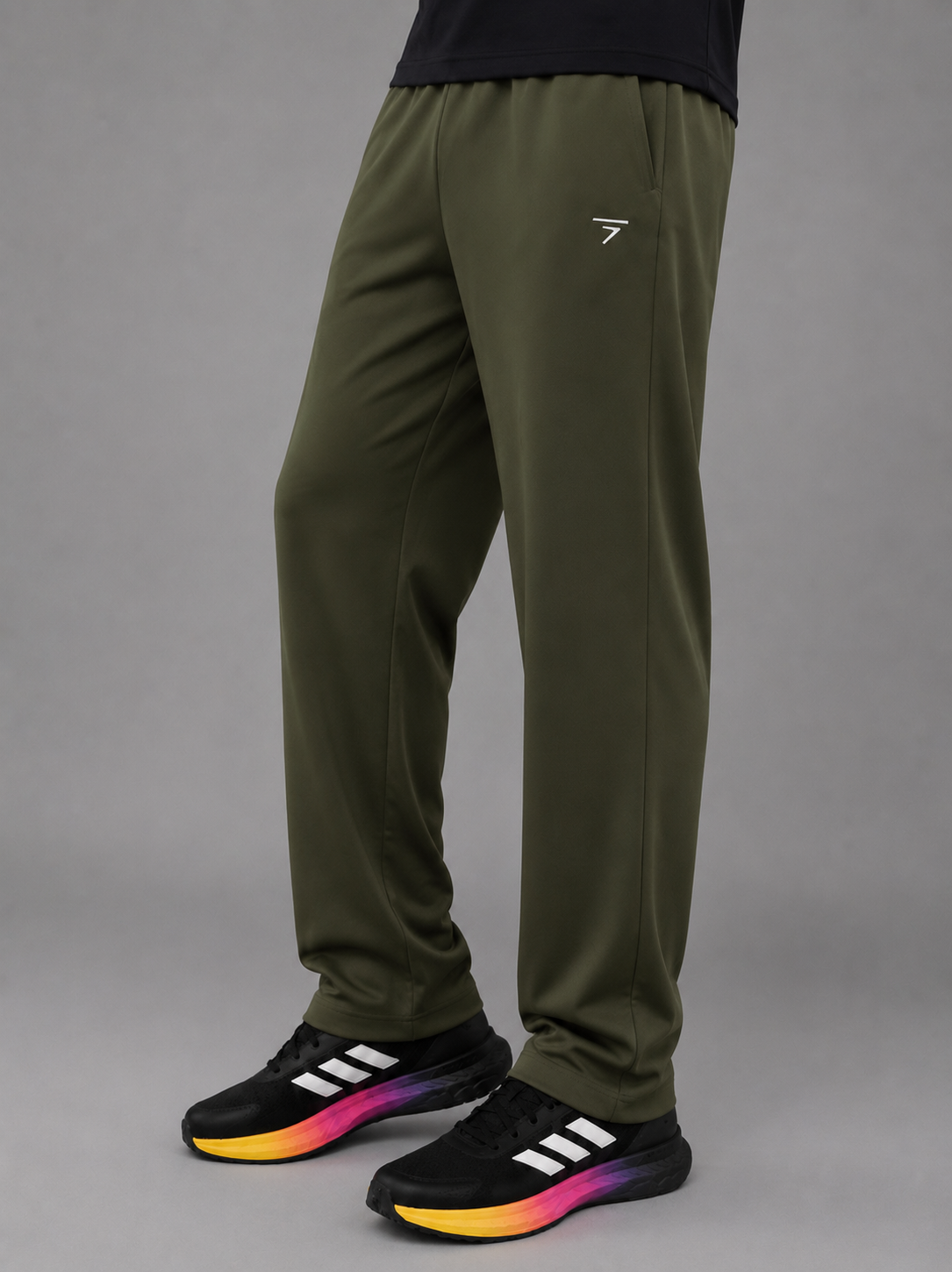 OLIVE BASIC MICRO RELAX FIT BOTTOM
