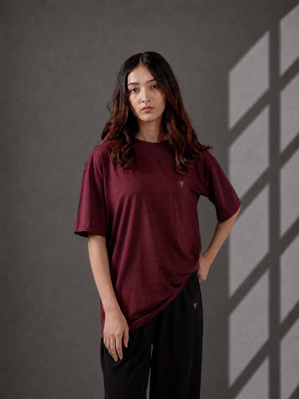 MAROON AIRFLOW PERFORMANCE TEE