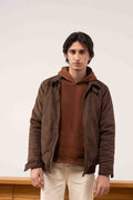 CLASSIC BROWN SUEDE JACKET