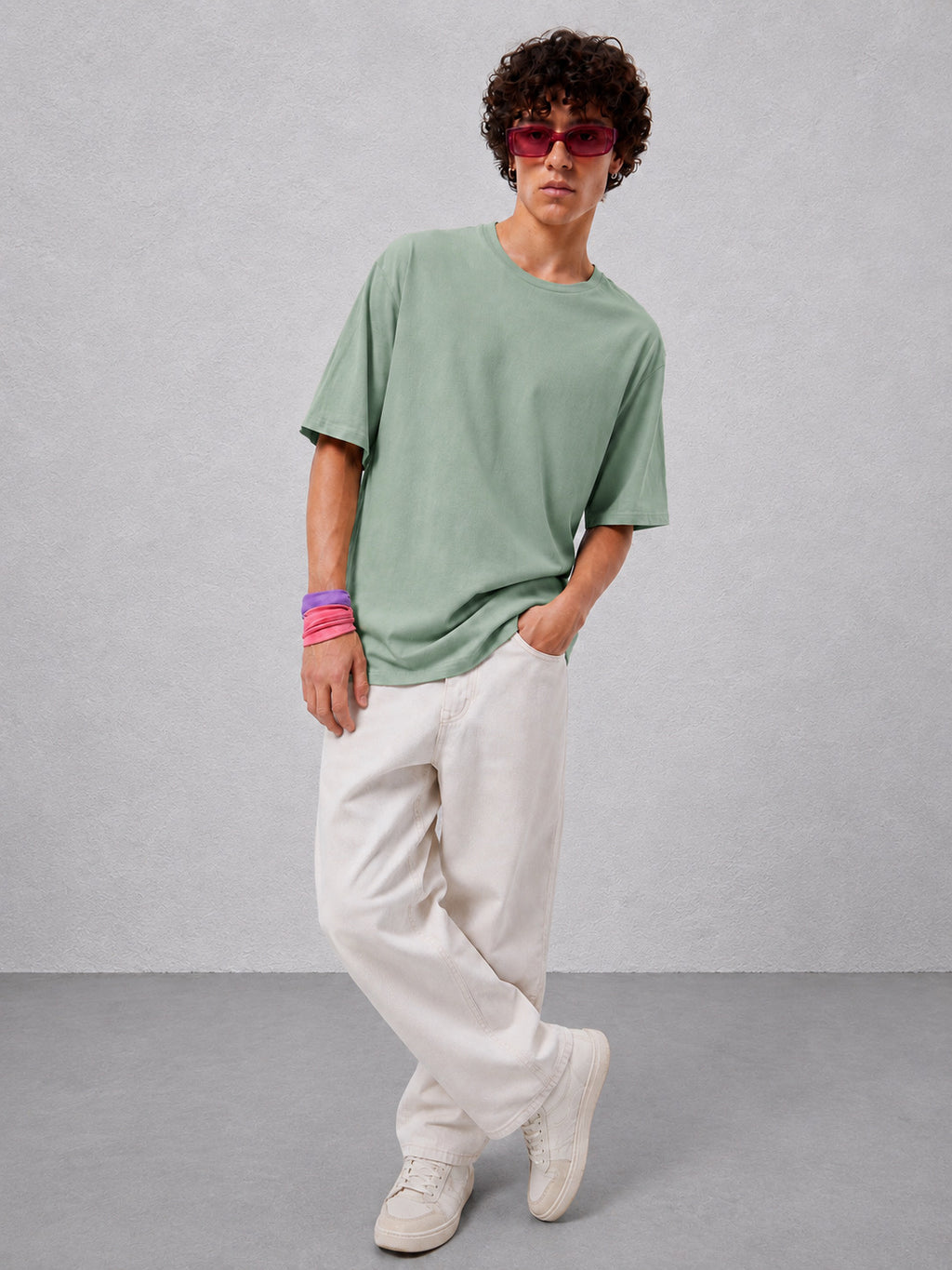 PASTEL GREEN SPANDEX TEE