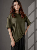 DARK OLIVE AIRFLOW PERFORMANCE TEE