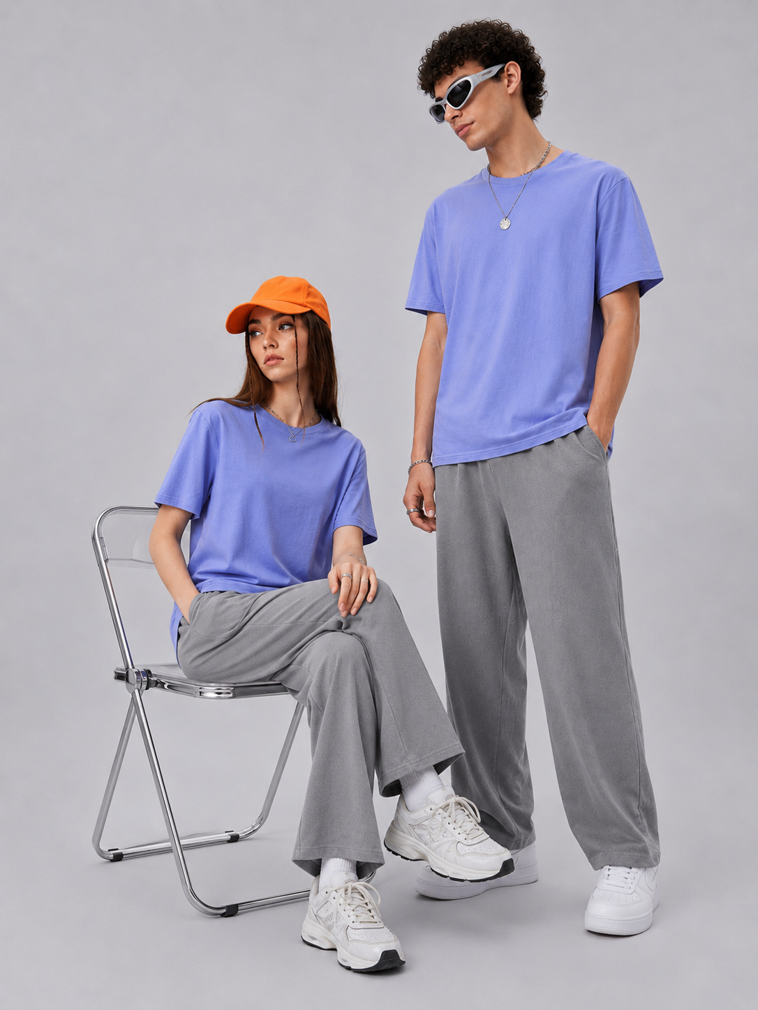 LAVENDER BLUE SPANDEX TEE