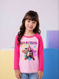 JUNIOR - HOT PINK & BABY PINK HUNTERS RAGLAN
