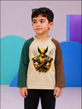JUNIOR - TWO TONE WOLVERINE RAGLAN