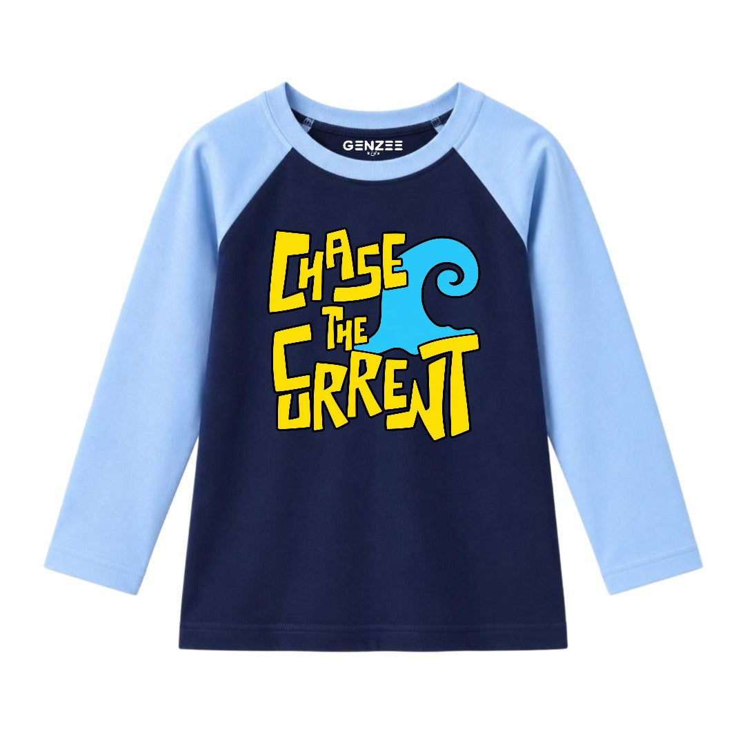 JUNIOR - CHASE THE CURRENT FULL SLEEVES RAGLAN DP022