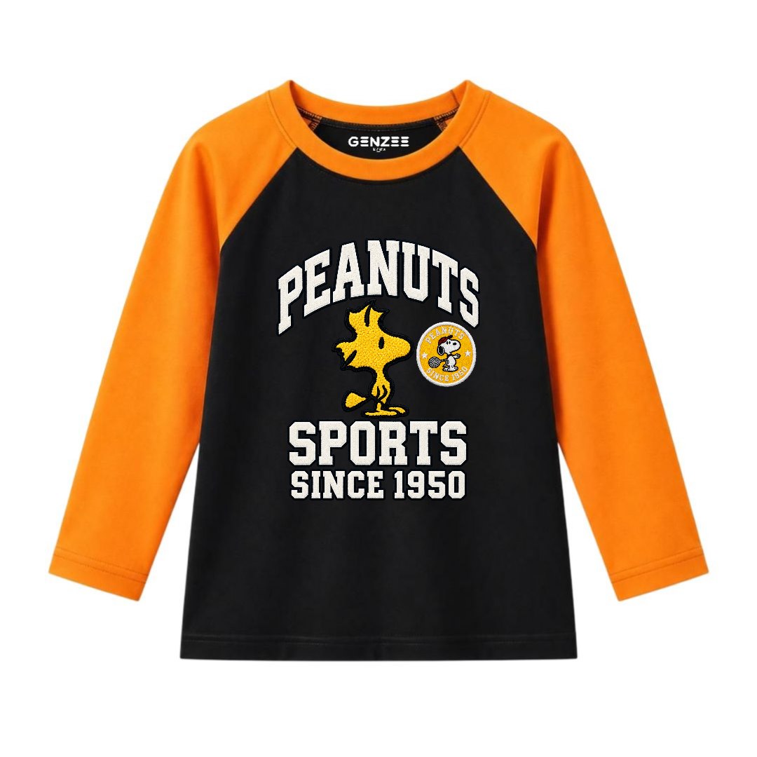 JUNIOR - PEAUNTS SPORTS FULL SLEEVES RAGLAN DP003