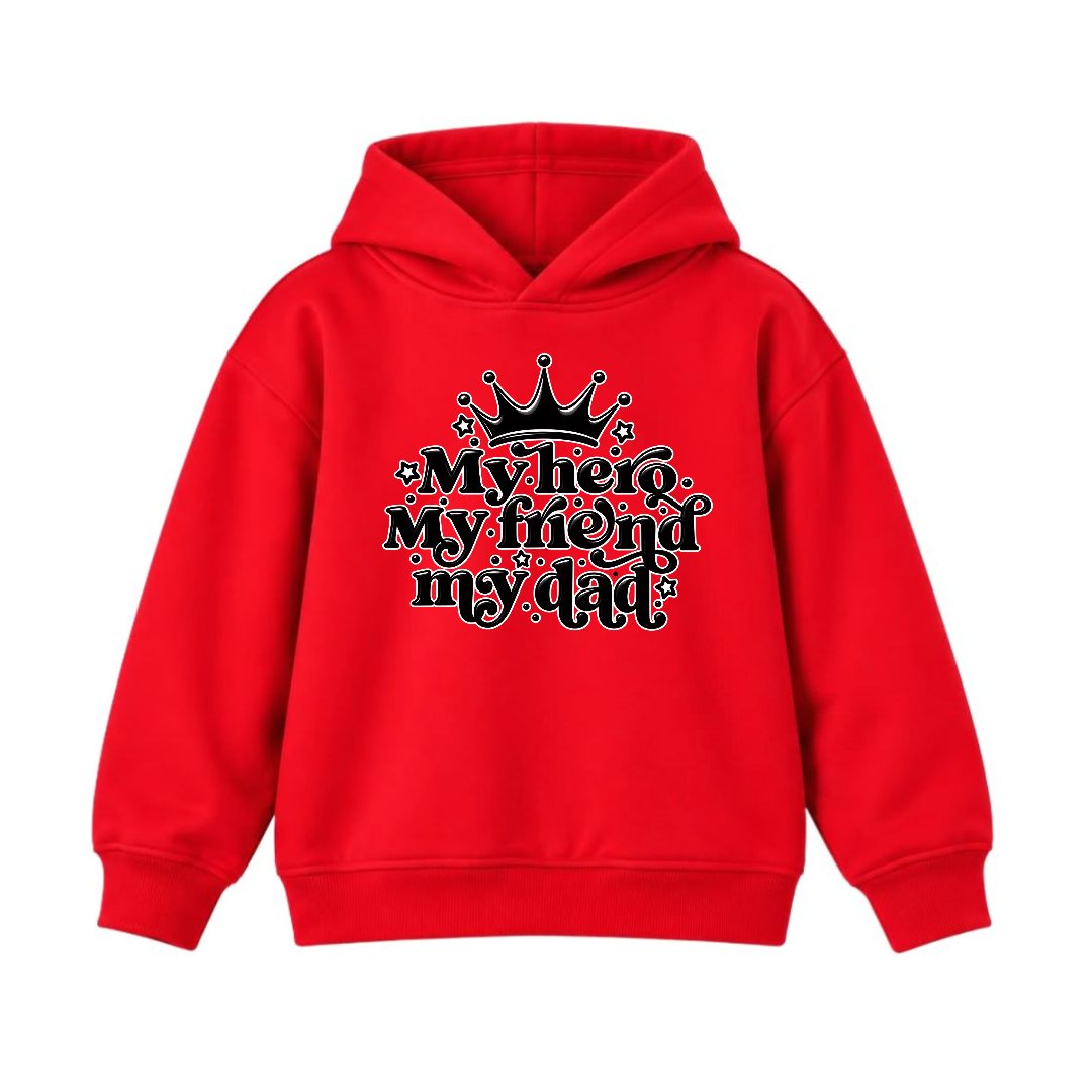JUNIOR - MY HERO MY DAD HOODIE DP049