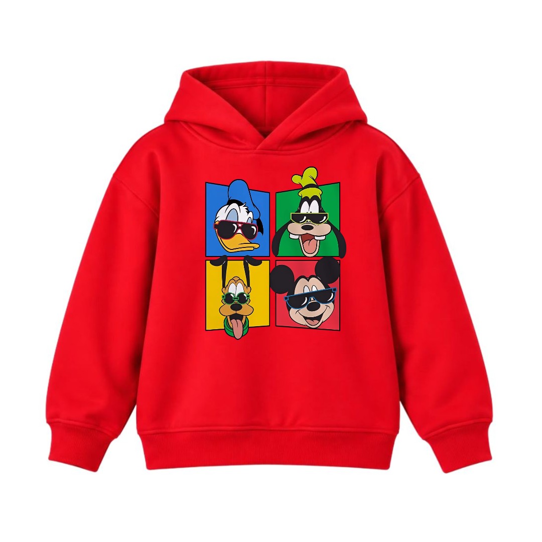 JUNIOR - DISNEY CHARACTERS HOODIE DP005