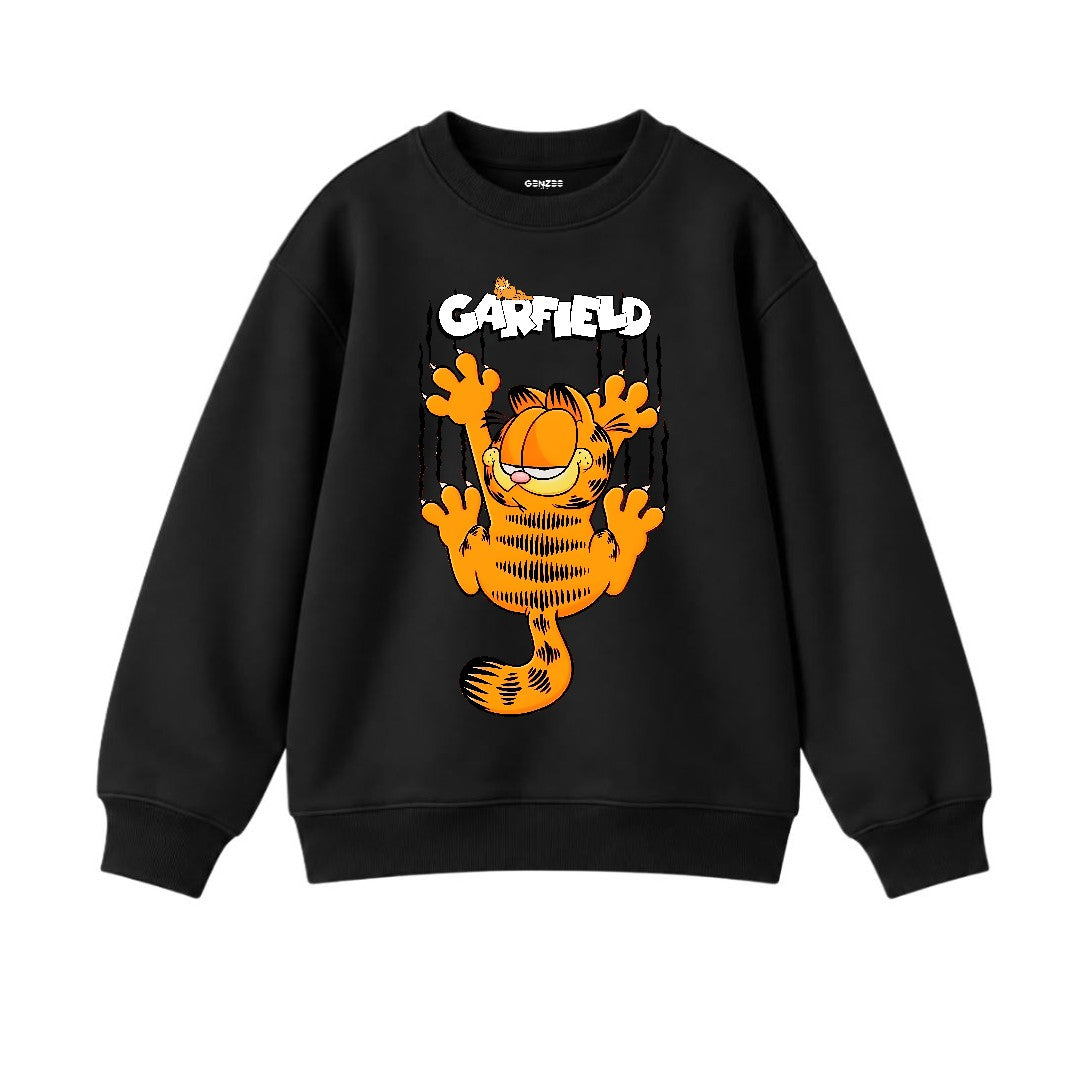 JUNIOR - ANGRY GARFIELD SWEATSHIRT DP029
