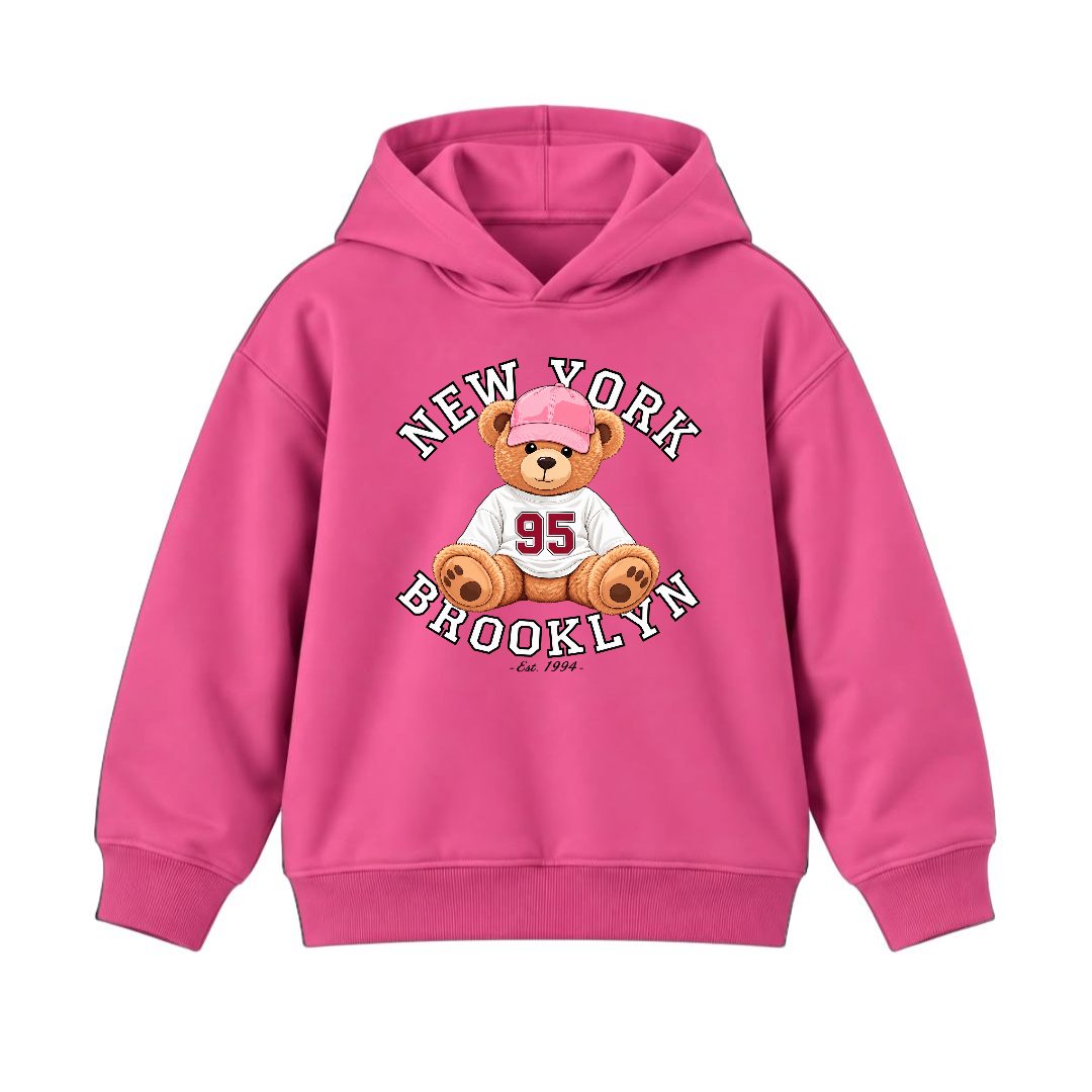 JUNIOR - NEW YORK BEAR HOODIE DP024