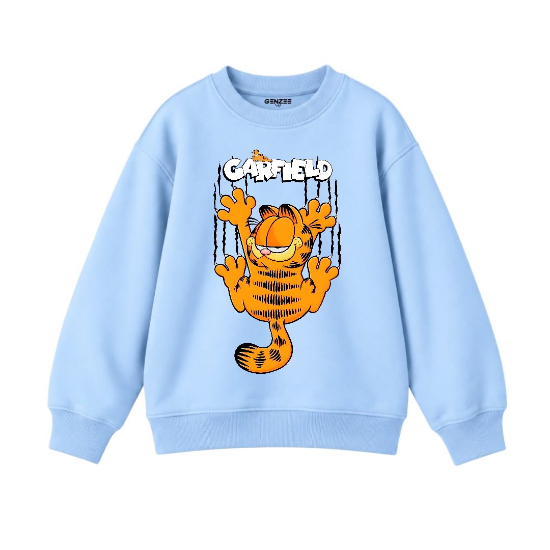 JUNIOR - ANGRY GARFIELD SWEATSHIRT DP029