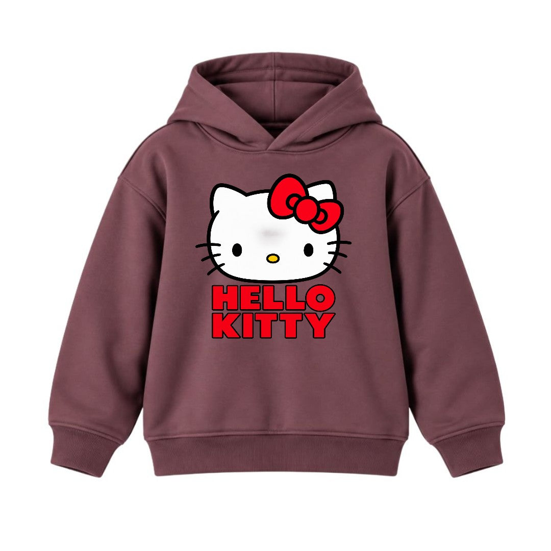 JUNIOR - HELLO KITTY FACE HOODIE DP004