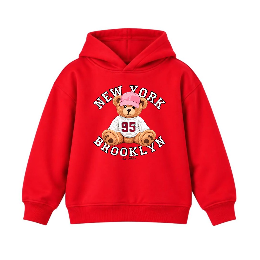 JUNIOR - NEW YORK BEAR HOODIE DP024