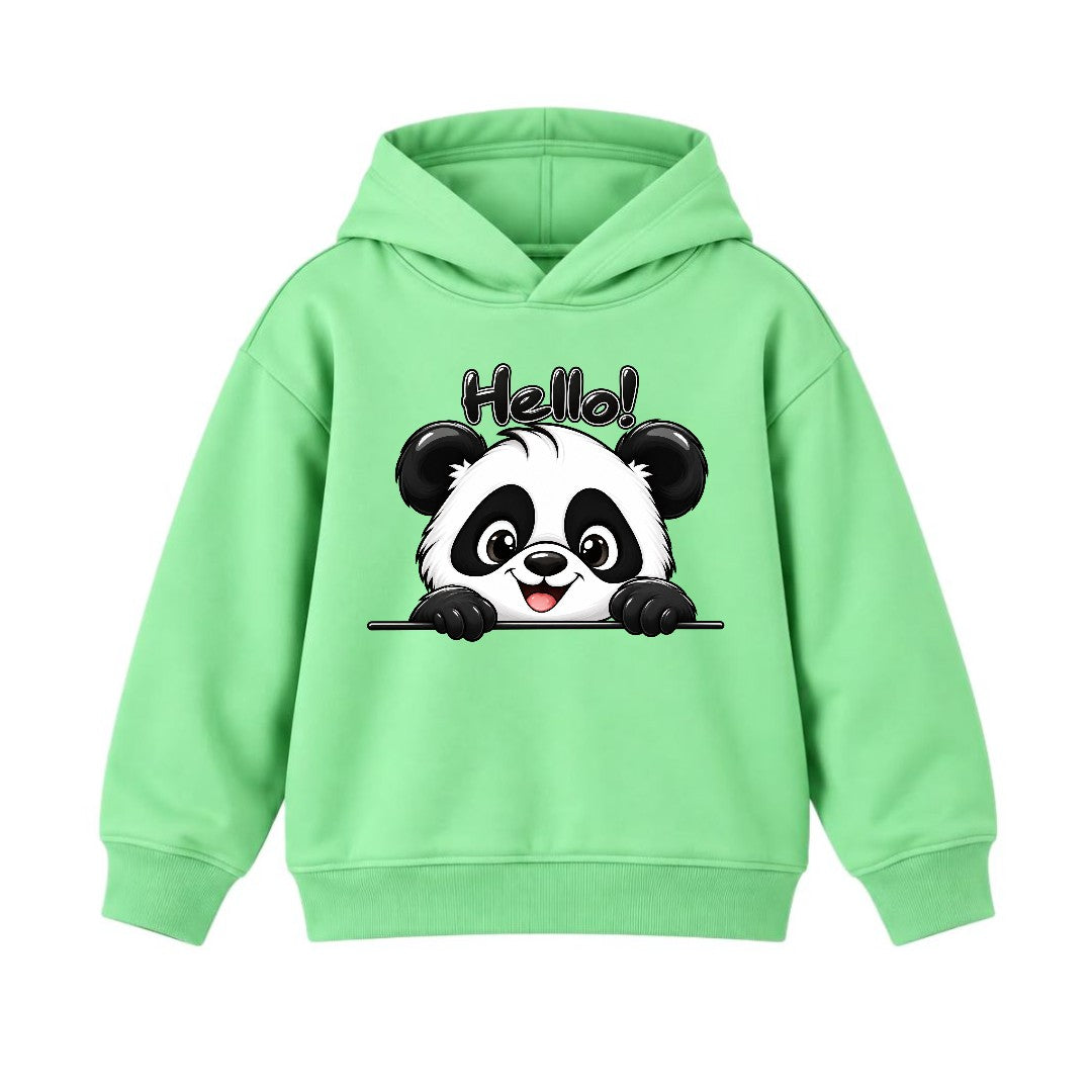 JUNIOR - HELLO PANDA HOODIE DP034