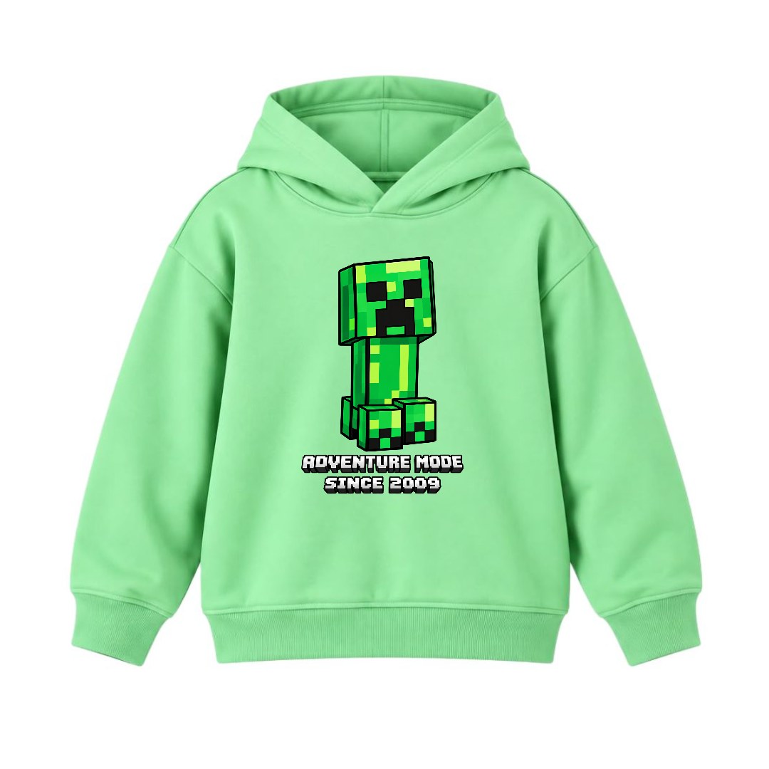 JUNIOR - ADVANTURE MODE MINECRAFT HOODIE DP009