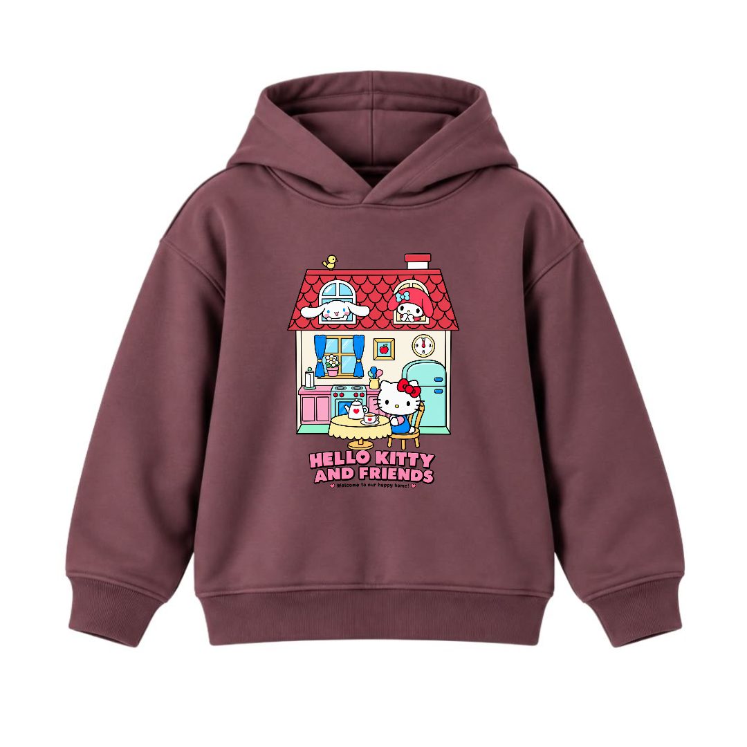 JUNIOR - HELLO KITTY AND FRIENDS HOODIE DP015