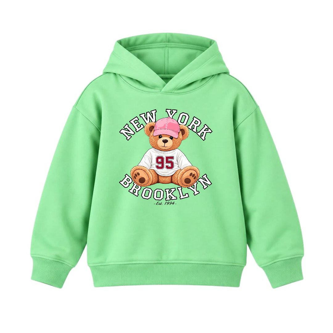 JUNIOR - NEW YORK BEAR HOODIE DP024