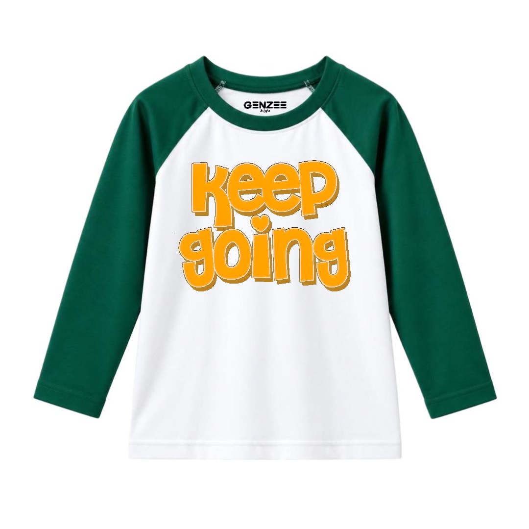 JUNIOR - KEEP GOING FULL SLEEVES RAGLAN DP030