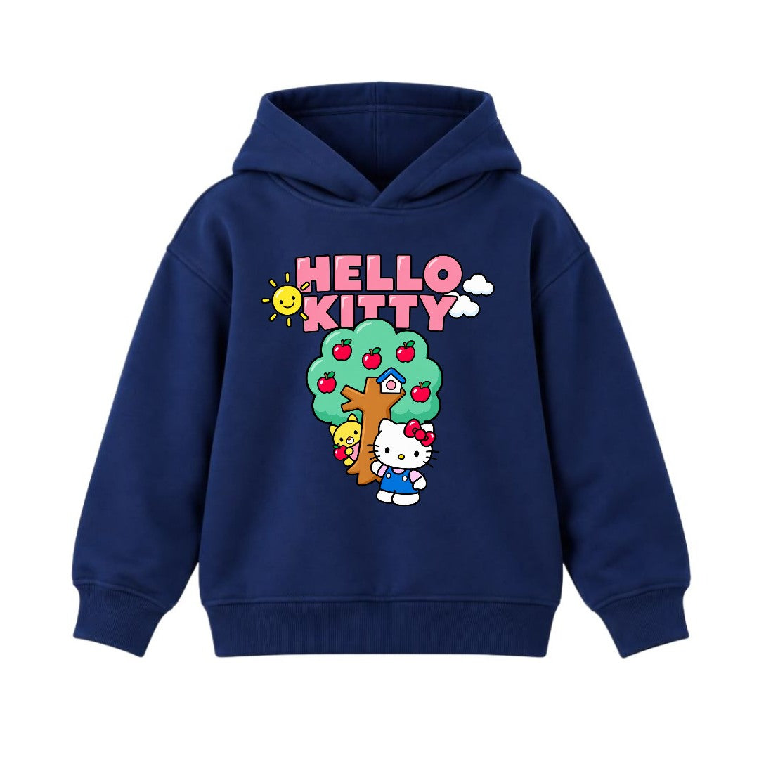 JUNIOR - KITTY WITH TREE HOODIE DP016