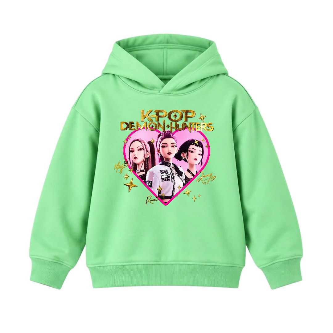 JUNIOR - KPOP-DEMON HUNTRX HOODIE DP028