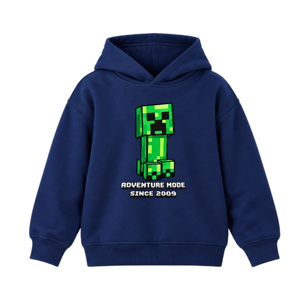 JUNIOR - ADVANTURE MODE MINECRAFT HOODIE DP009