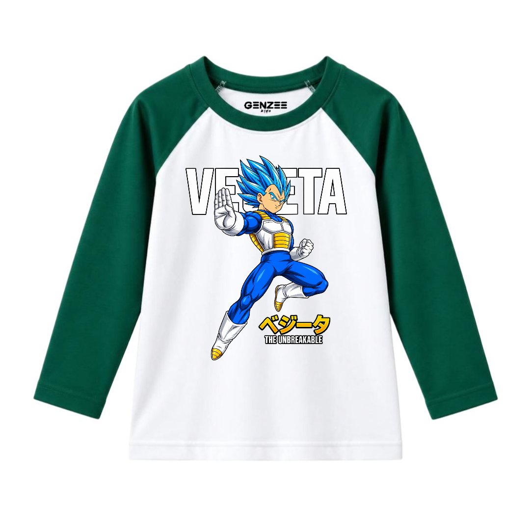 JUNIOR - VEGETA FULL SLEEVES RAGLAN DP012