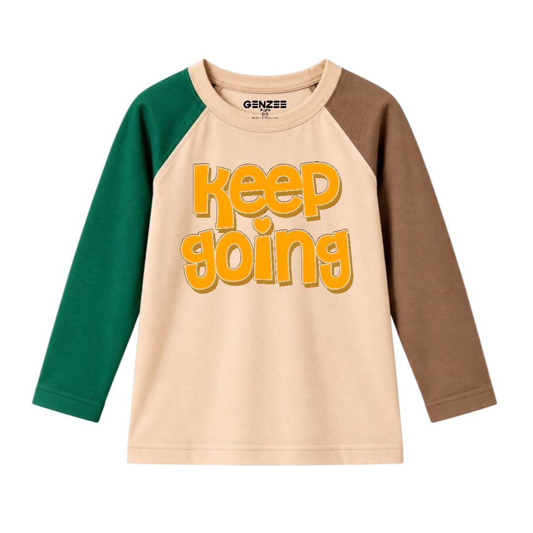 JUNIOR - KEEP GOING FULL SLEEVES RAGLAN DP030