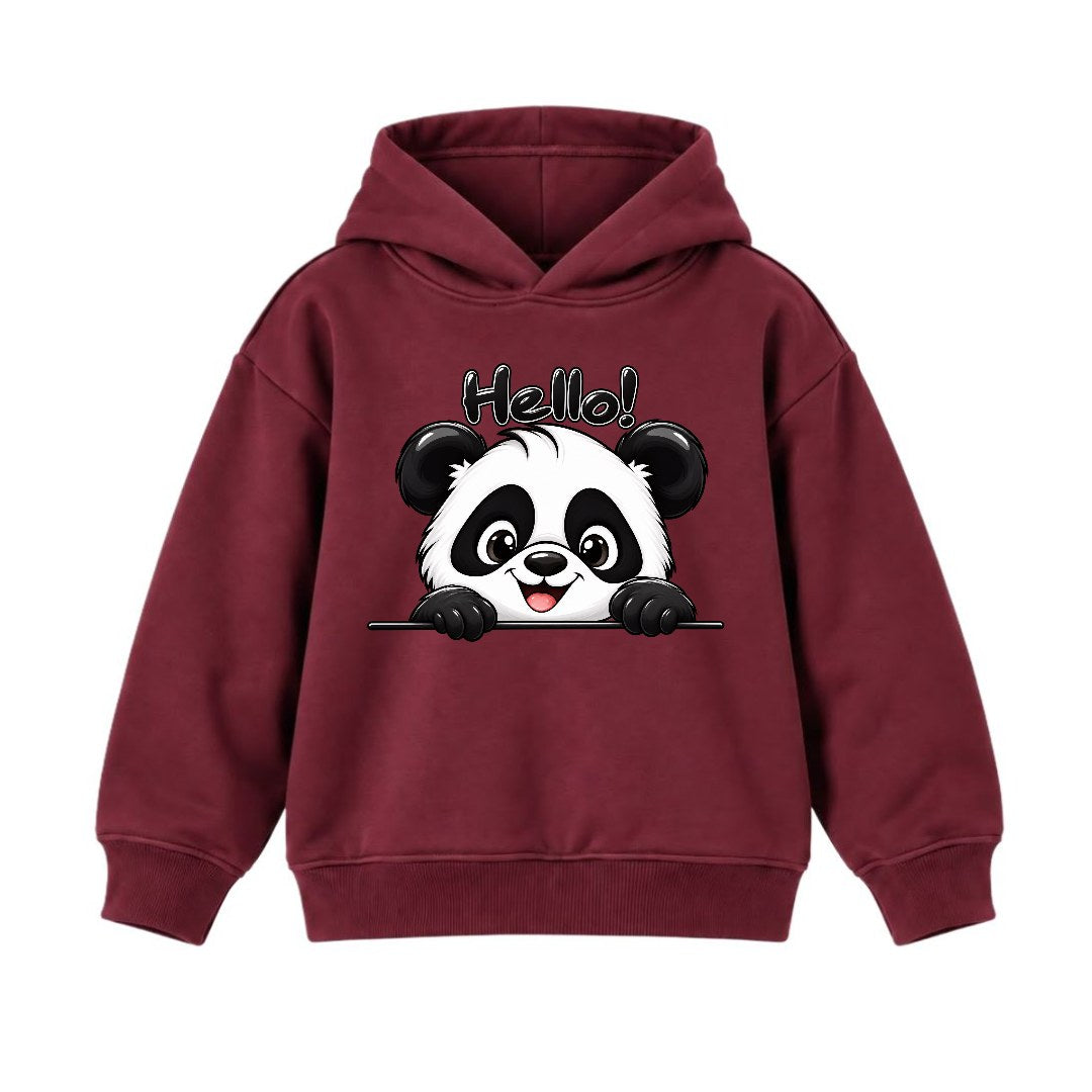 JUNIOR - HELLO PANDA HOODIE DP034