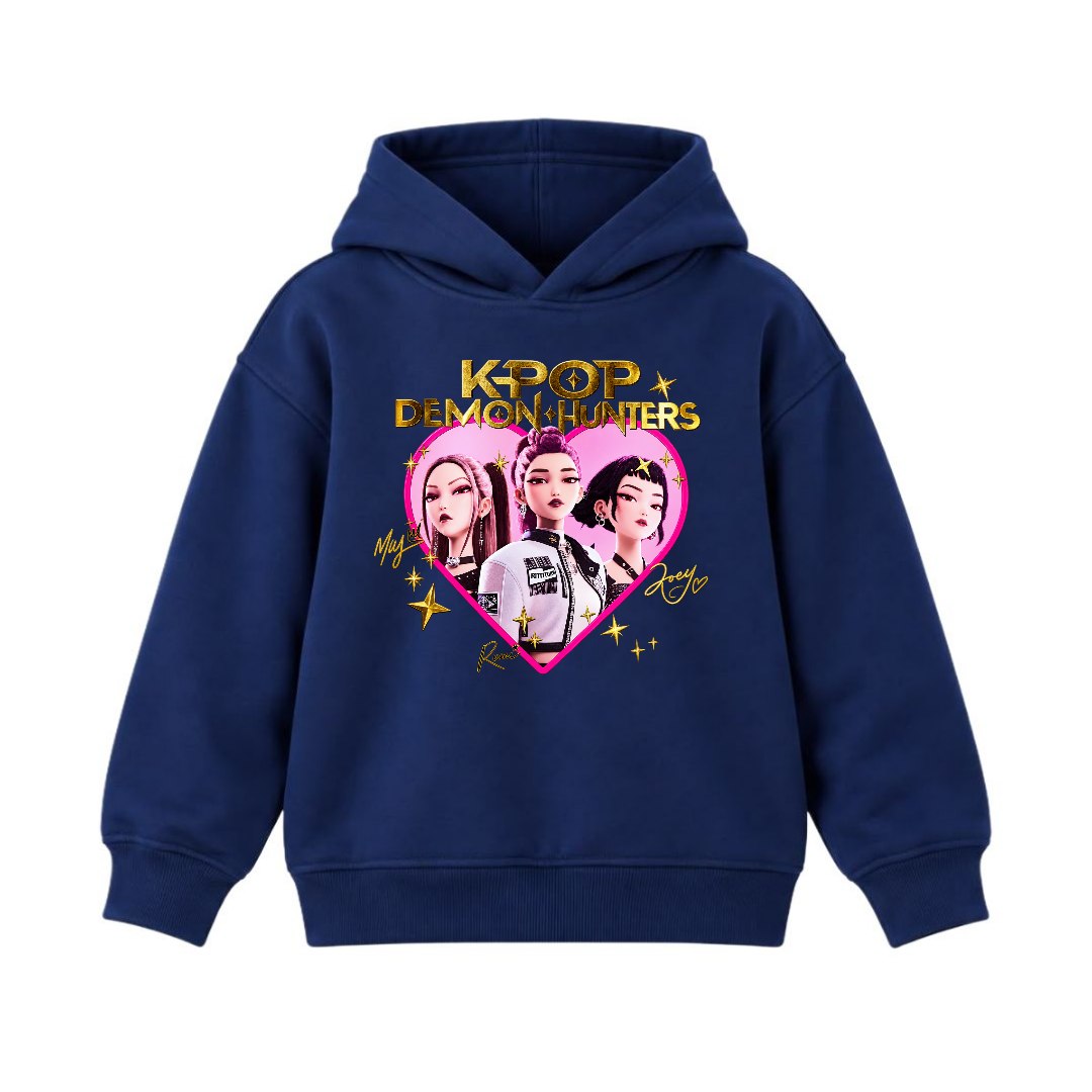 JUNIOR - KPOP-DEMON HUNTRX HOODIE DP028