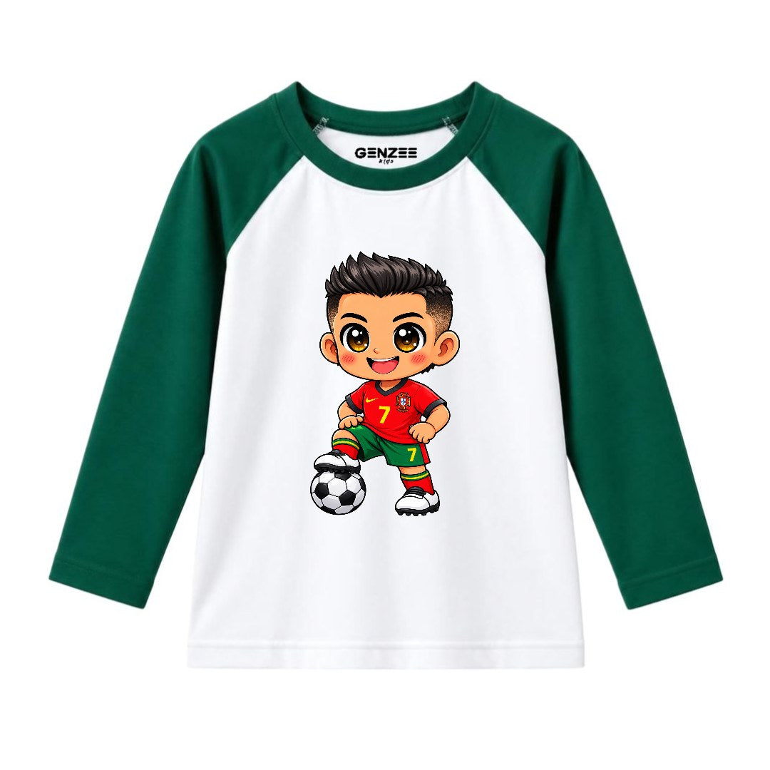 JUNIOR - CR7 KID FULL SLEEVES RAGLAN DP048