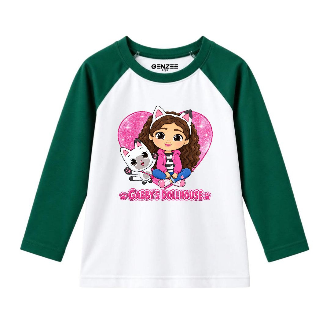JUNIOR - GABBYS DOLLHOUSE FULL SLEEVES RAGLAN DP004