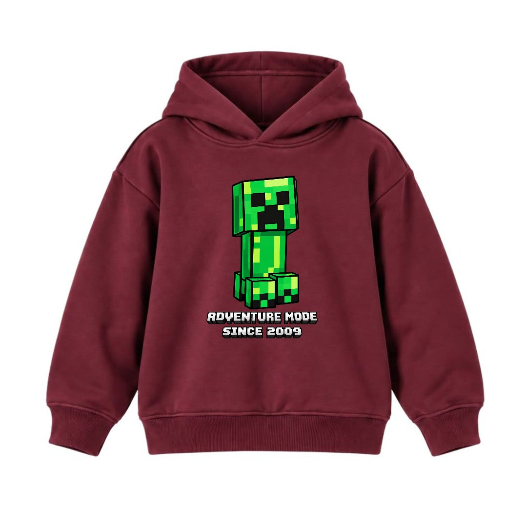 JUNIOR - ADVANTURE MODE MINECRAFT HOODIE DP009