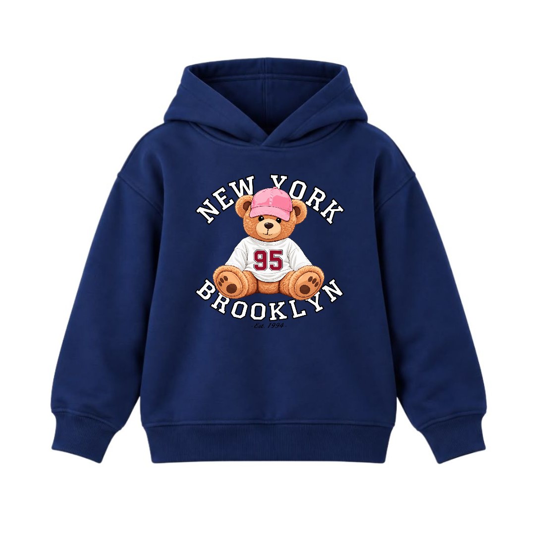 JUNIOR - NEW YORK BEAR HOODIE DP024