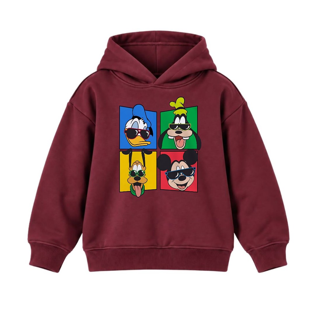 JUNIOR - DISNEY CHARACTERS HOODIE DP005