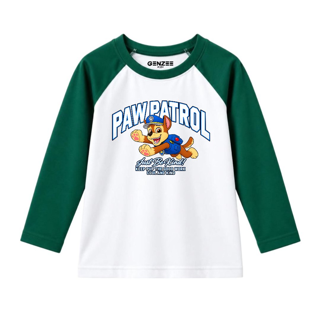 JUNIOR - PAW PATROL FULL SLEEVES RAGLAN DP010