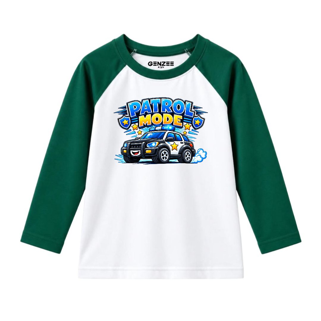 JUNIOR - PATROL MODE FULL SLEEVES RAGLAN DP039