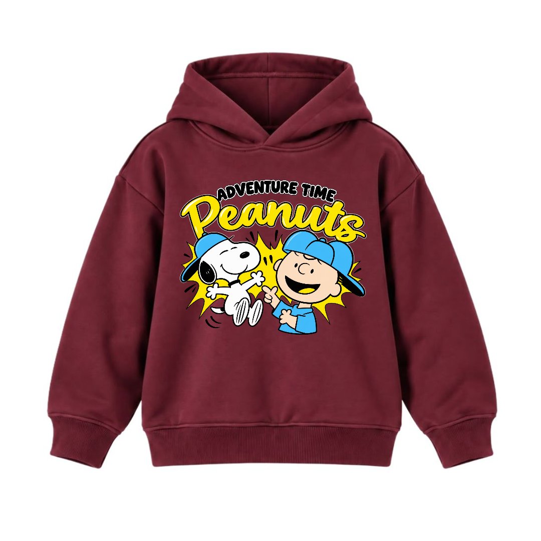JUNIOR - ADVANTURE TIME PEAUNTS HOODIE DP018